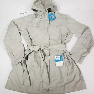 COLUMBIA Women's Size XL Shine Struck II Waterproof Hooded Rain Coat :PP